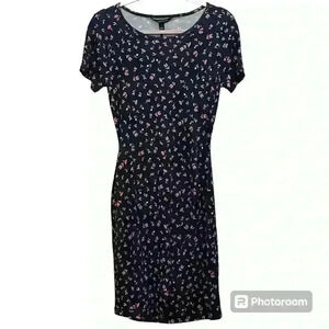 New J.Crew Dress | Blue with Pink Floral Print Dress | XS and S Sizes Available